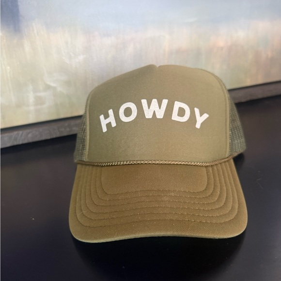 Accessories - Howdy Olive Trucker Hat